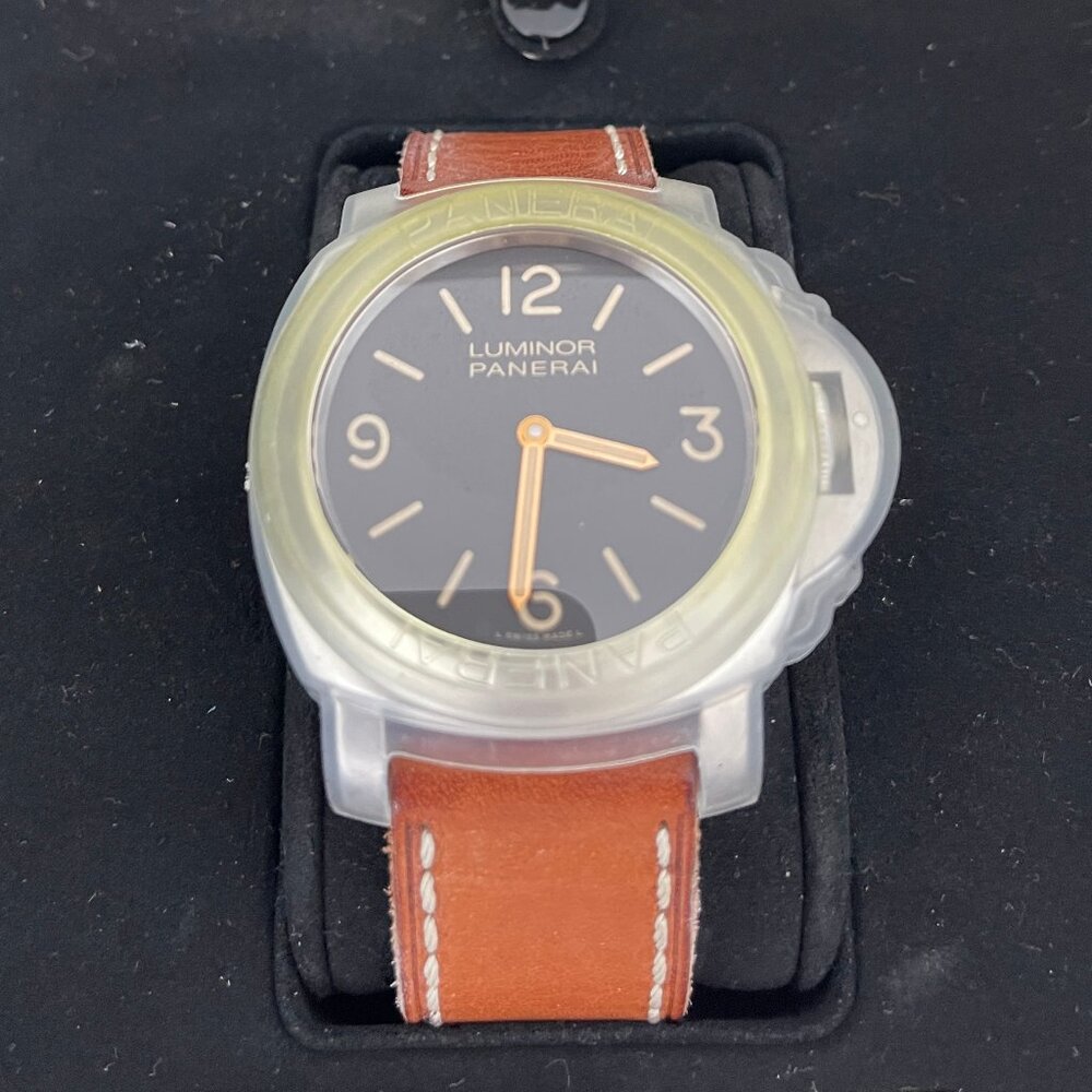 Panerai 390 - Panerai Luminor Base Tobacco Dial Special Edition PAM00390